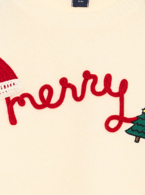 Gebreide kersttrui - Kiabi