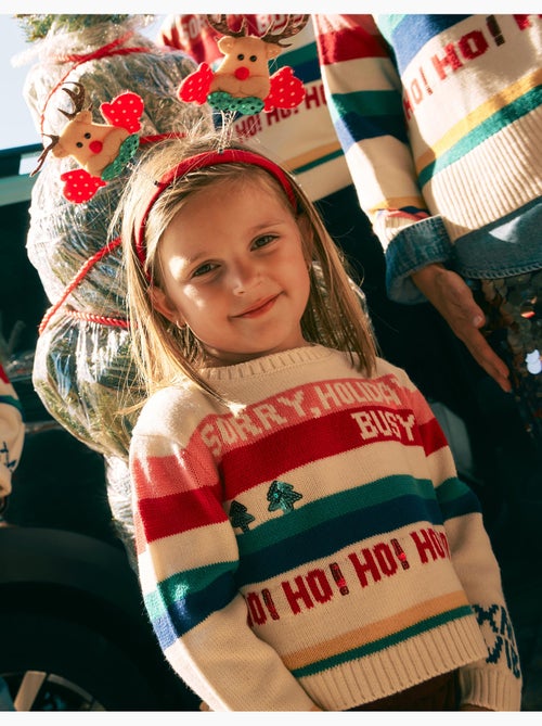 Gebreide kersttrui, mo fashion - Kiabi