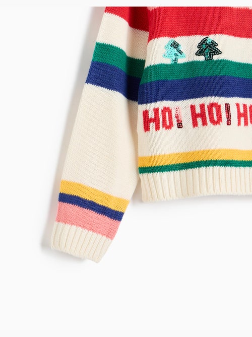 Gebreide kersttrui, mo fashion - Kiabi