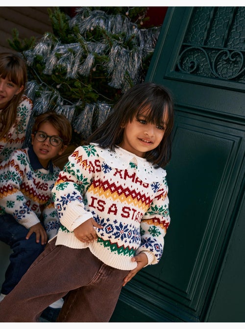 Gebreide kersttrui, mo fashion - Kiabi