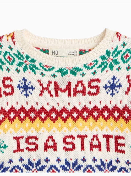 Gebreide kersttrui, mo fashion - Kiabi