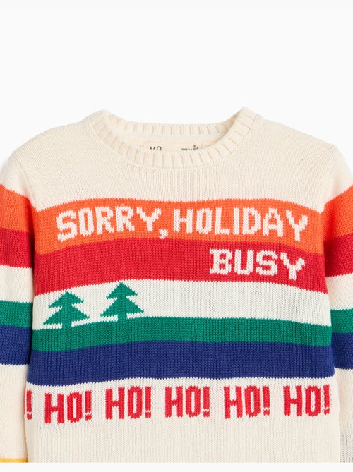 Gebreide kersttrui, mo fashion - Kiabi