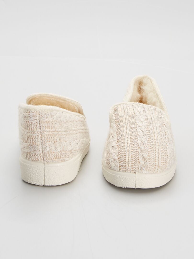 Gebreide pantoffels BIEGE - Kiabi