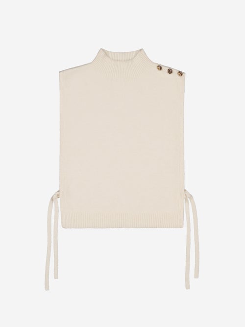 Gebreide plastron met colkraag - Kiabi Gebreide plastron met colkraag - Kiabi