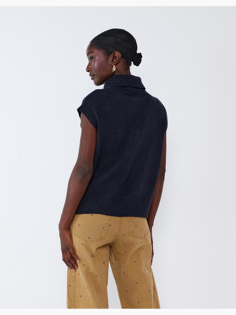Gebreide polo, mo fashion Blauw - Kiabi