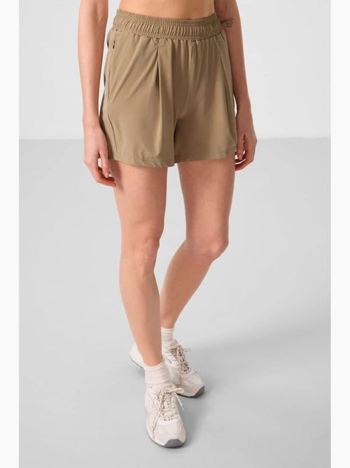 Gebreide short met hoge taille tommy - Kiabi