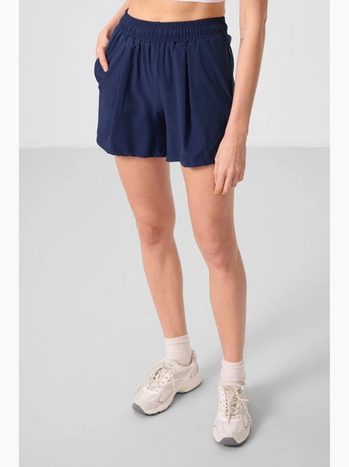 Gebreide short met hoge taille tommy - Kiabi
