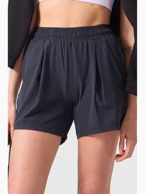 Gebreide short met hoge taille tommy - Kiabi