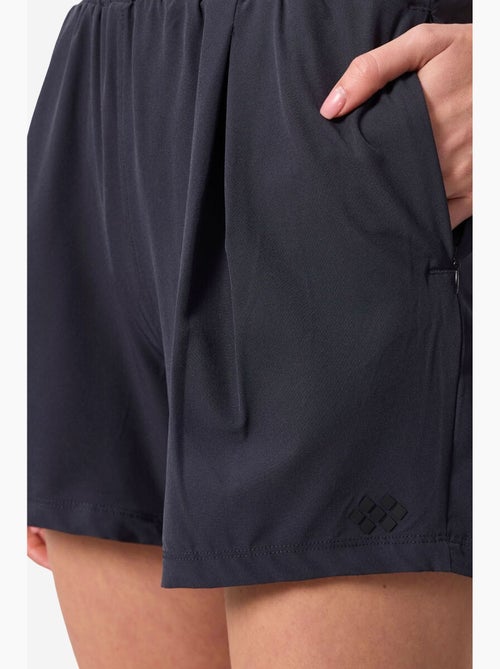 Gebreide short met hoge taille tommy - Kiabi