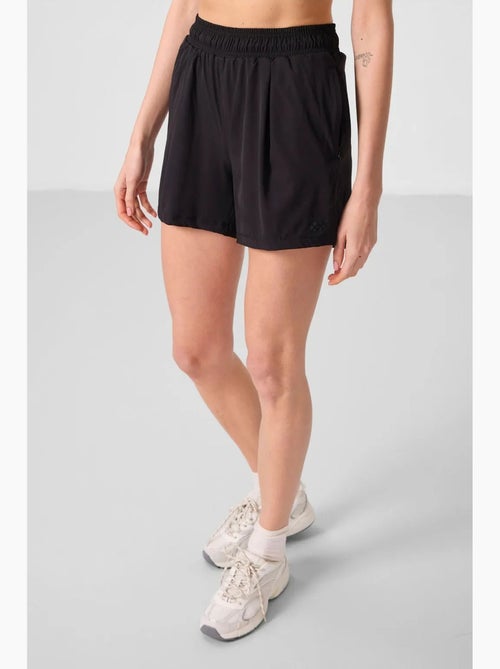 Gebreide short met hoge taille tommy - Kiabi
