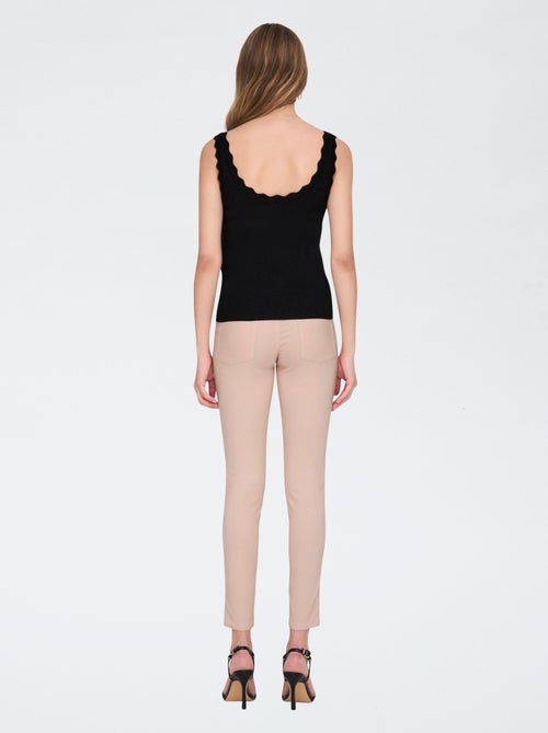 Gebreide singlet met ronde hals | 'JDY' - Kiabi