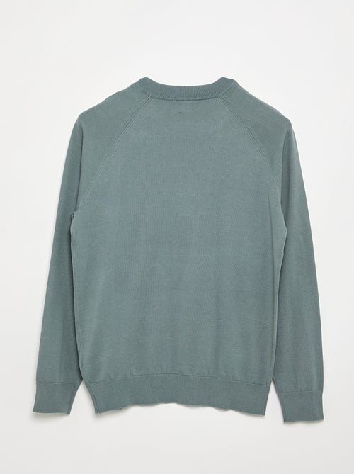 Gebreide sweater - Makkelijk aan te trekken - Kiabi