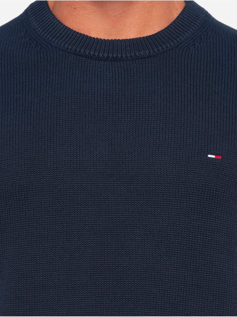 Gebreide trui - Tommy jeans Donkerblauw - Kiabi