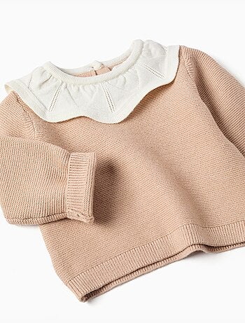 Gebreide trui en broek set