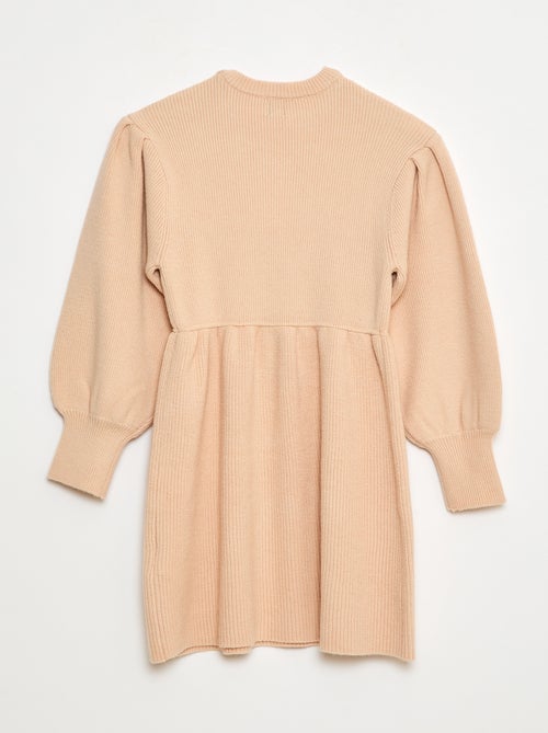 Gebreide trui-jurk van zacht tricot - Kiabi