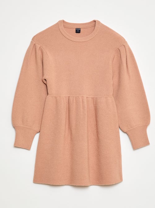 Gebreide trui-jurk van zacht tricot - Kiabi