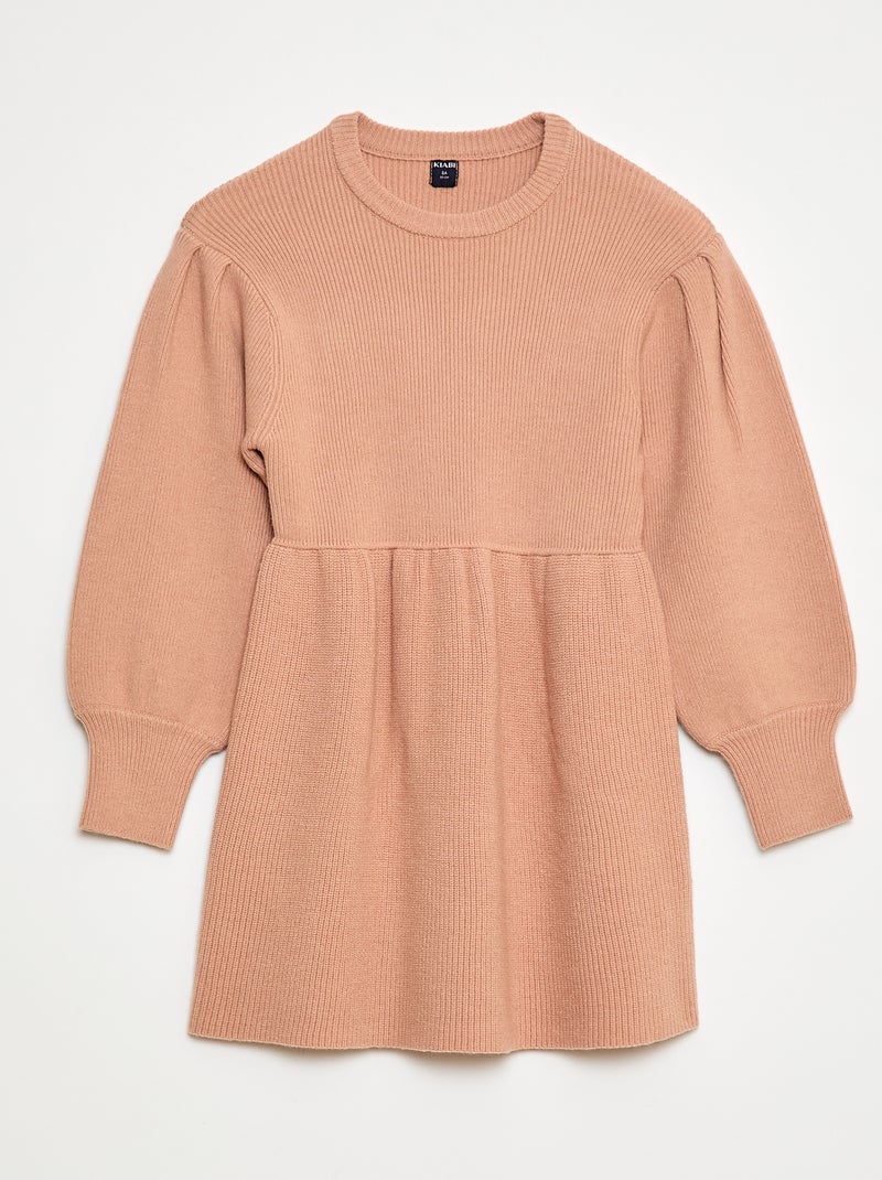 Gebreide trui-jurk van zacht tricot Rose - Kiabi