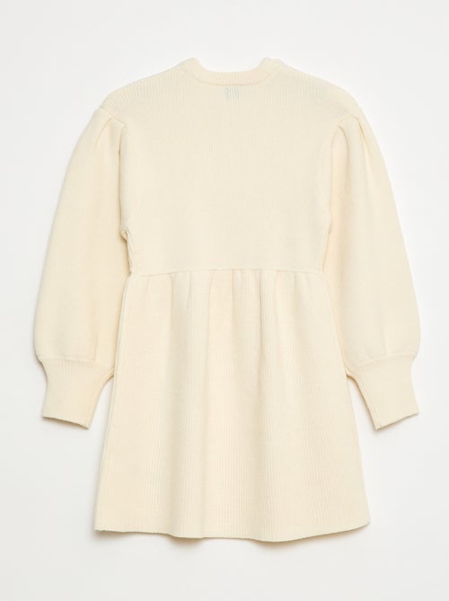 Gebreide trui-jurk van zacht tricot - Kiabi