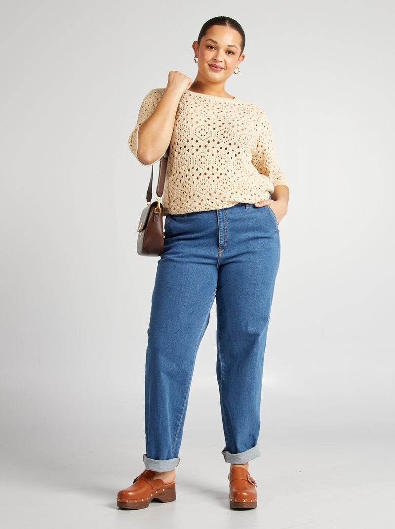 Gebreide trui met ajourmotiefje BIEGE - Kiabi