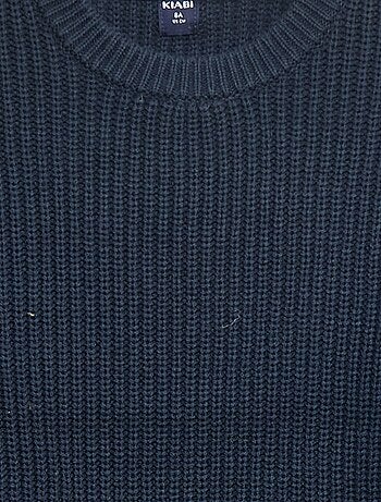 Gebreide trui met color block