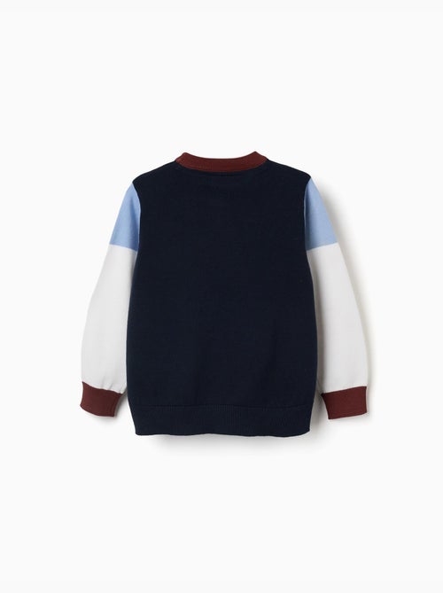 Gebreide trui met colour block - Kiabi Gebreide trui met colour block - Kiabi