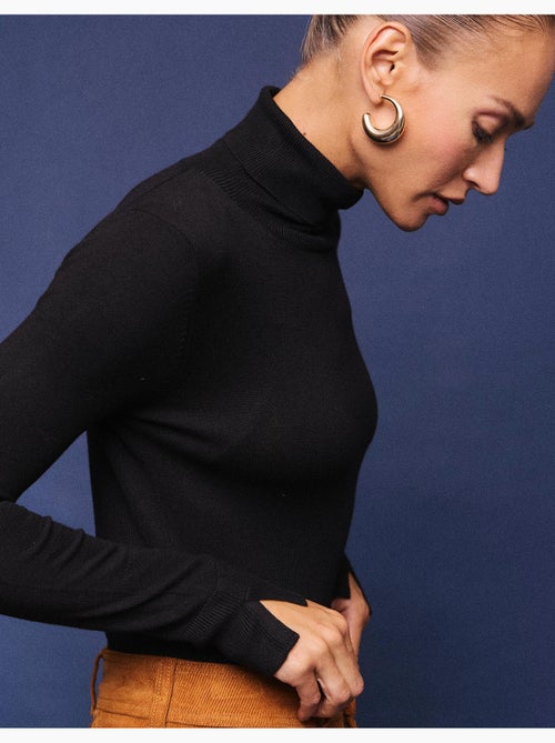 Gebreide trui met hoge hals, mo fashion - Kiabi