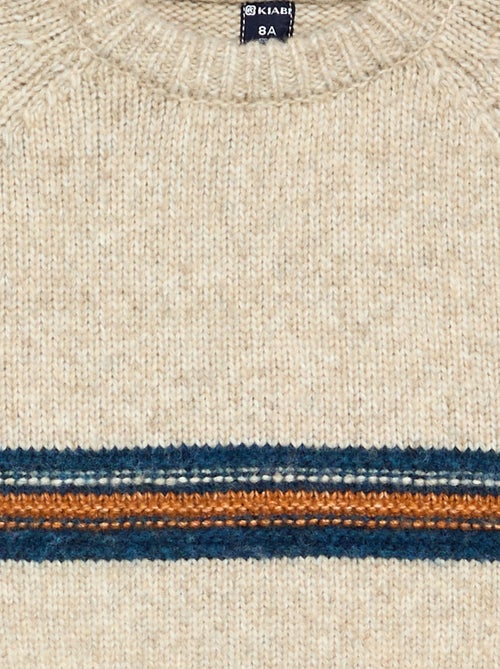 Gebreide trui met ronde hals - Kiabi Gebreide trui met ronde hals - Kiabi