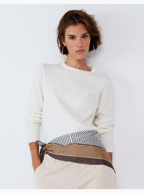 Gebreide trui met viscose, mo fashion - Kiabi Gebreide trui met viscose, mo fashion - Kiabi