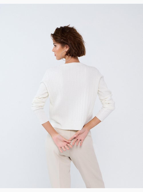Gebreide trui met viscose, mo fashion - Kiabi Gebreide trui met viscose, mo fashion - Kiabi