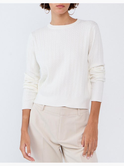 Gebreide trui met viscose, mo fashion - Kiabi Gebreide trui met viscose, mo fashion - Kiabi