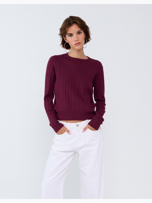 Gebreide trui met viscose, mo fashion - Kiabi Gebreide trui met viscose, mo fashion - Kiabi