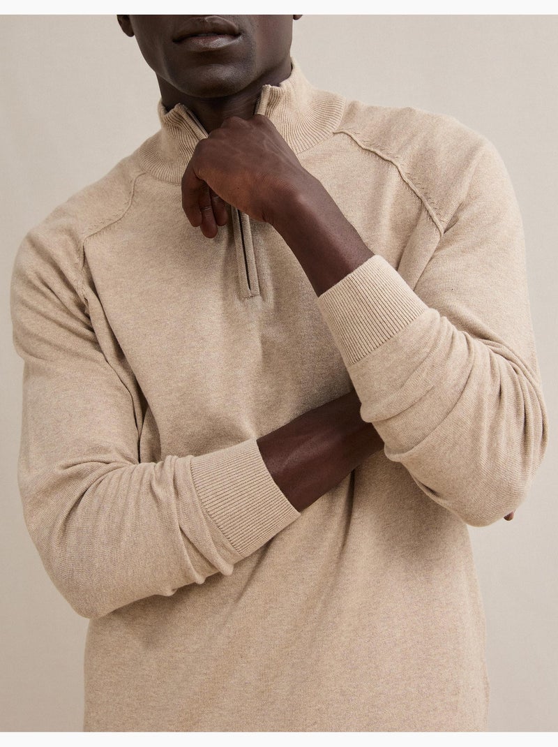 Gebreide trui, mo fashion Beige - Kiabi