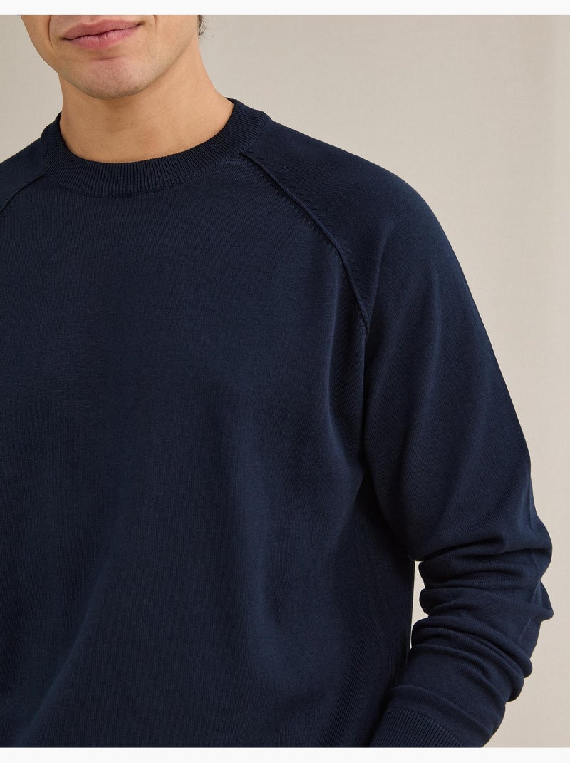 Gebreide trui, mo fashion Blauw - Kiabi