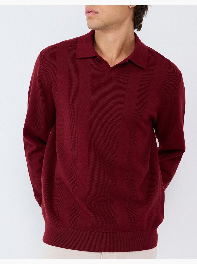 Gebreide trui, mo fashion Bruin - Kiabi