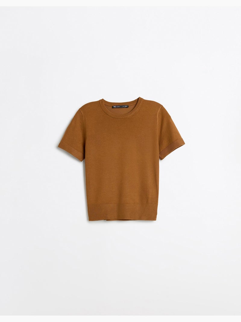 Gebreide trui, MO Fashion Bruin - Kiabi