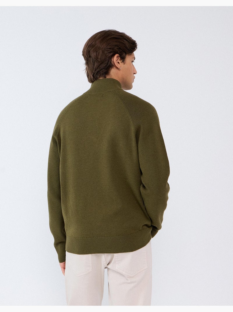 Gebreide trui, mo fashion Groen - Kiabi
