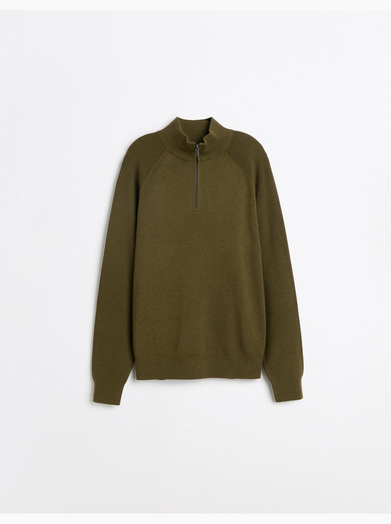 Gebreide trui, mo fashion Groen - Kiabi