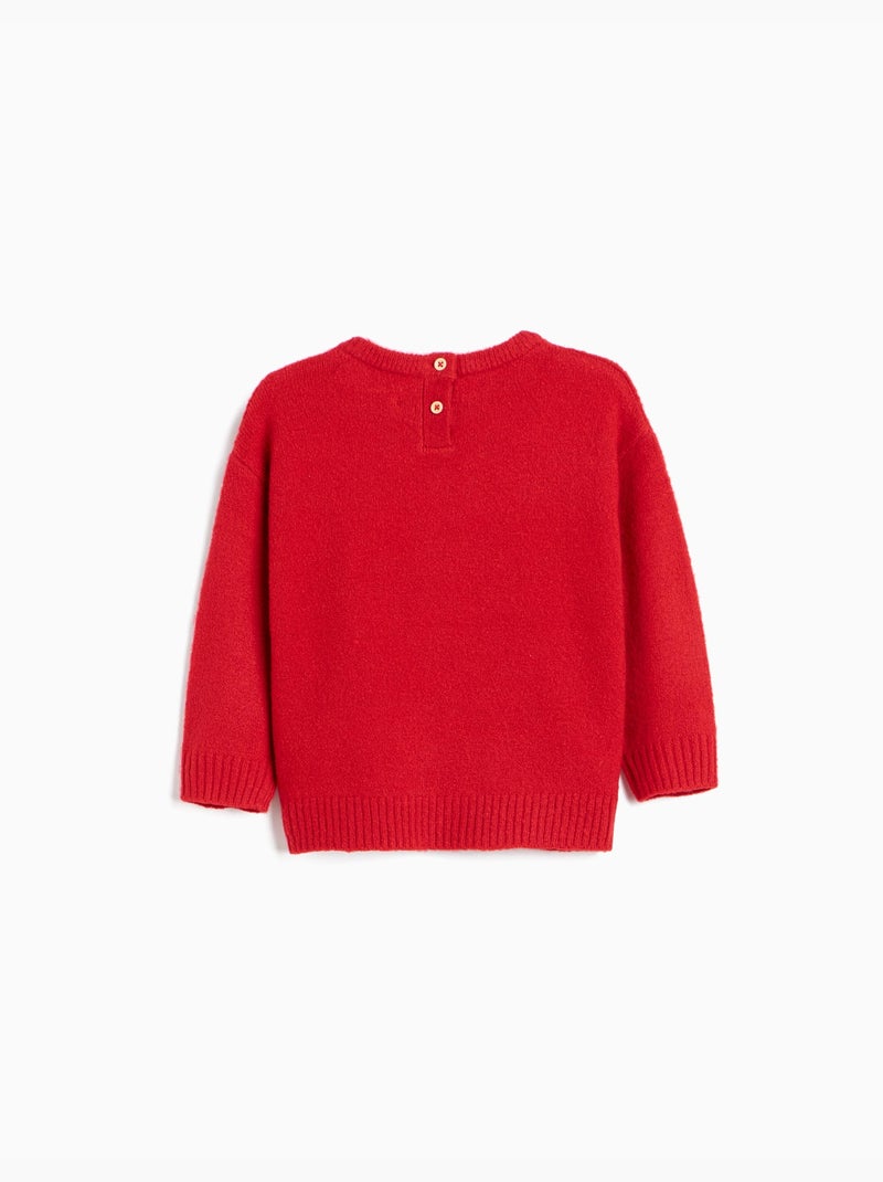 Gebreide trui, mo fashion Rood - Kiabi