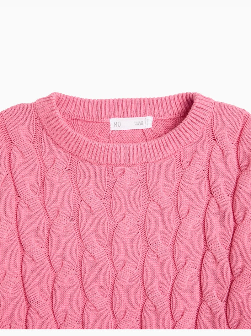 Gebreide trui, mo fashion Roze - Kiabi