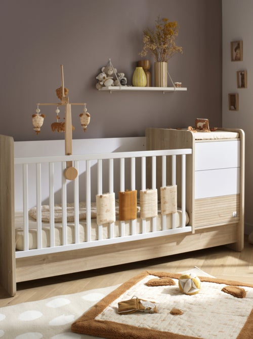 Gecombineerd bed 140x70 om te bouwen tot 90x190 - Kiabi Gecombineerd bed 140x70 om te bouwen tot 90x190 - Kiabi