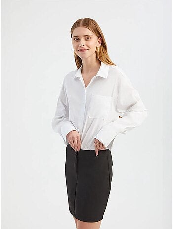 Gecombineerde mini-shirtjurk hiccup