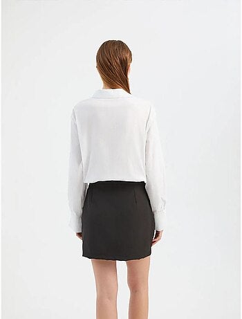 Gecombineerde mini-shirtjurk hiccup