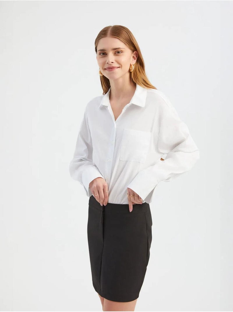 Gecombineerde mini-shirtjurk hiccup Zwart - Kiabi