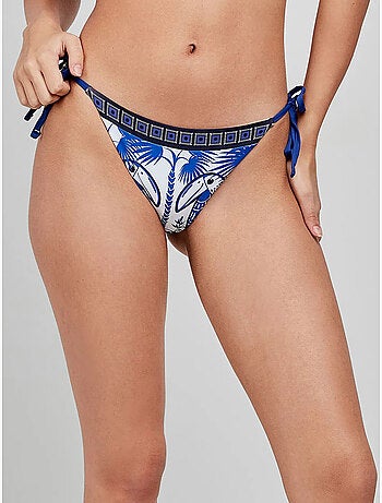 Gedrukte bikini slip