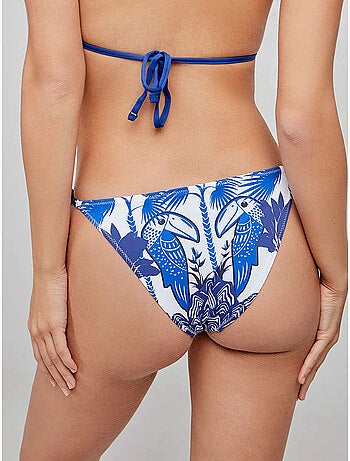 Gedrukte bikini slip