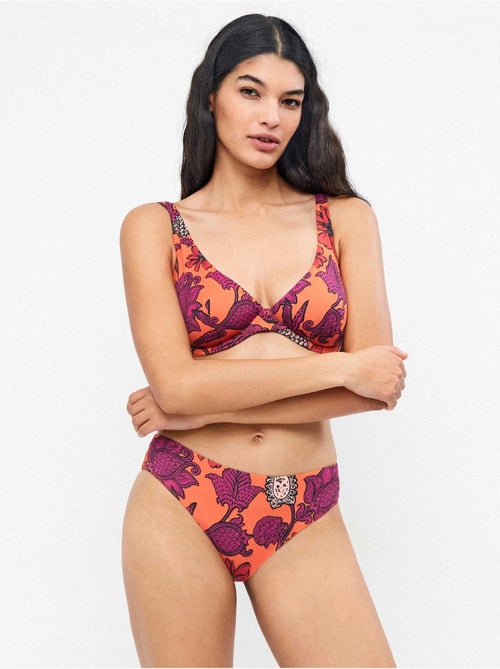 Gedrukte hoge bikini onderbroek - Kiabi