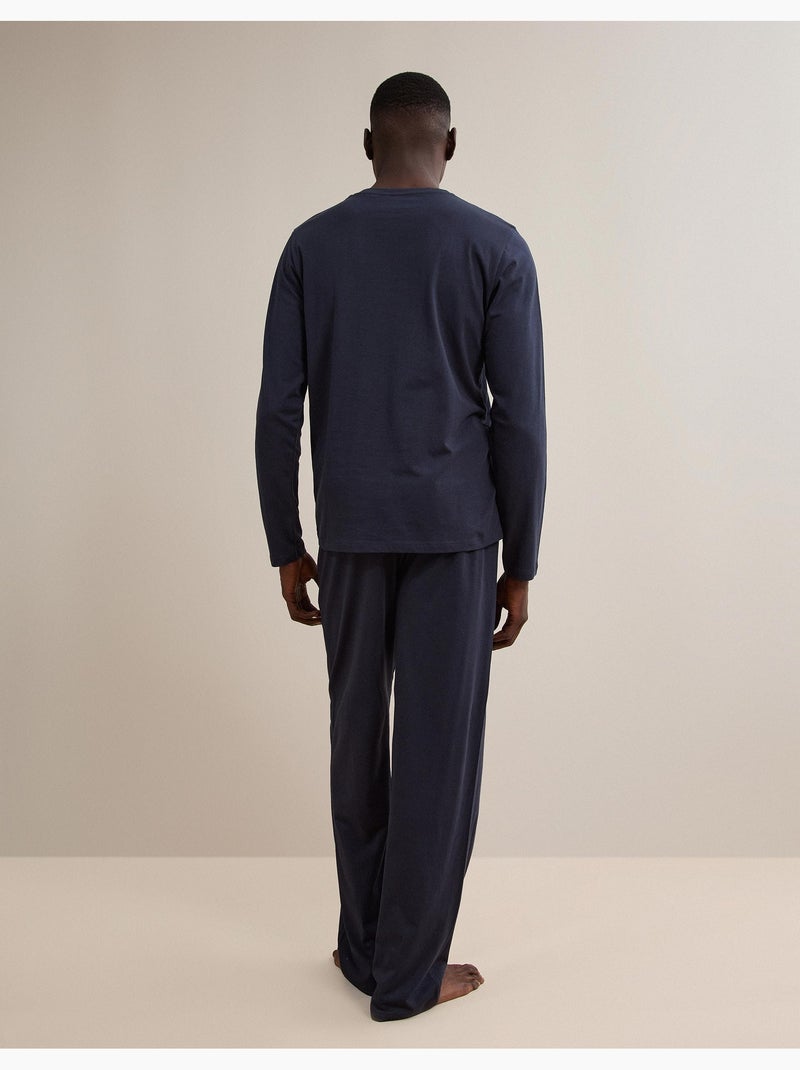 Gedrukte jersey pyjama's, mo fashion Blauw - Kiabi