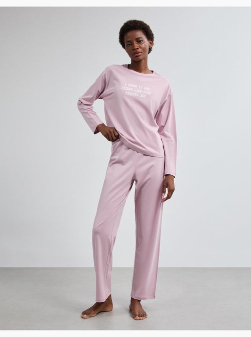 Gedrukte jersey pyjama's, mo fashion - Kiabi Gedrukte jersey pyjama's, mo fashion - Kiabi