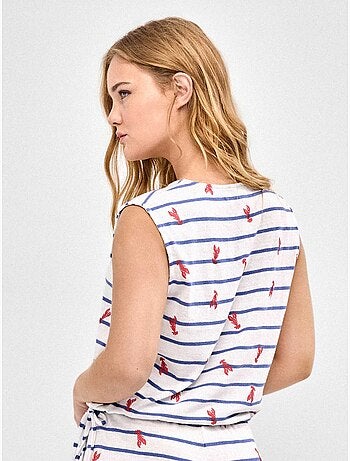 Gedrukte kreeften pyjama