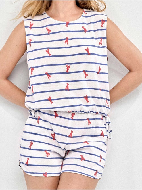 Gedrukte kreeften pyjama - Kiabi